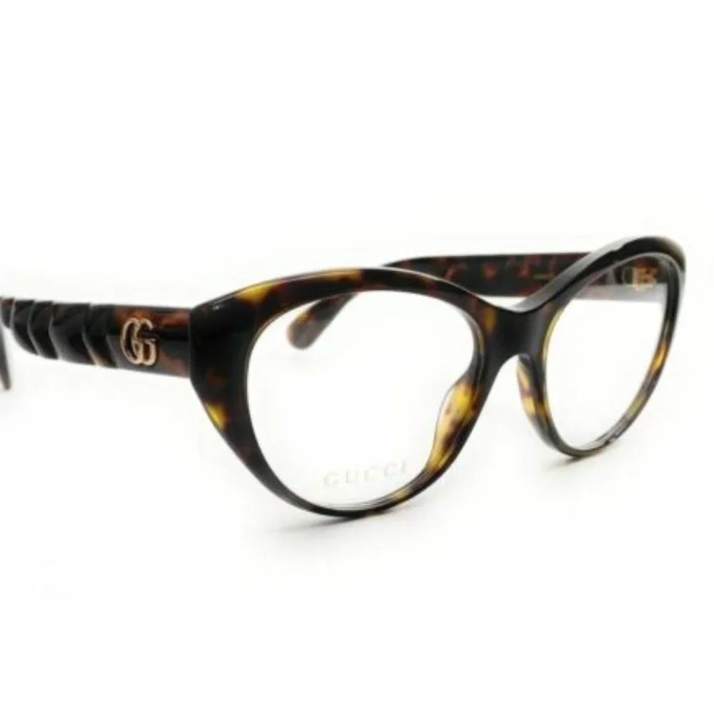 Gucci Women's Havana Cat Eye Eyeglasses! - Picture 3 of 3
